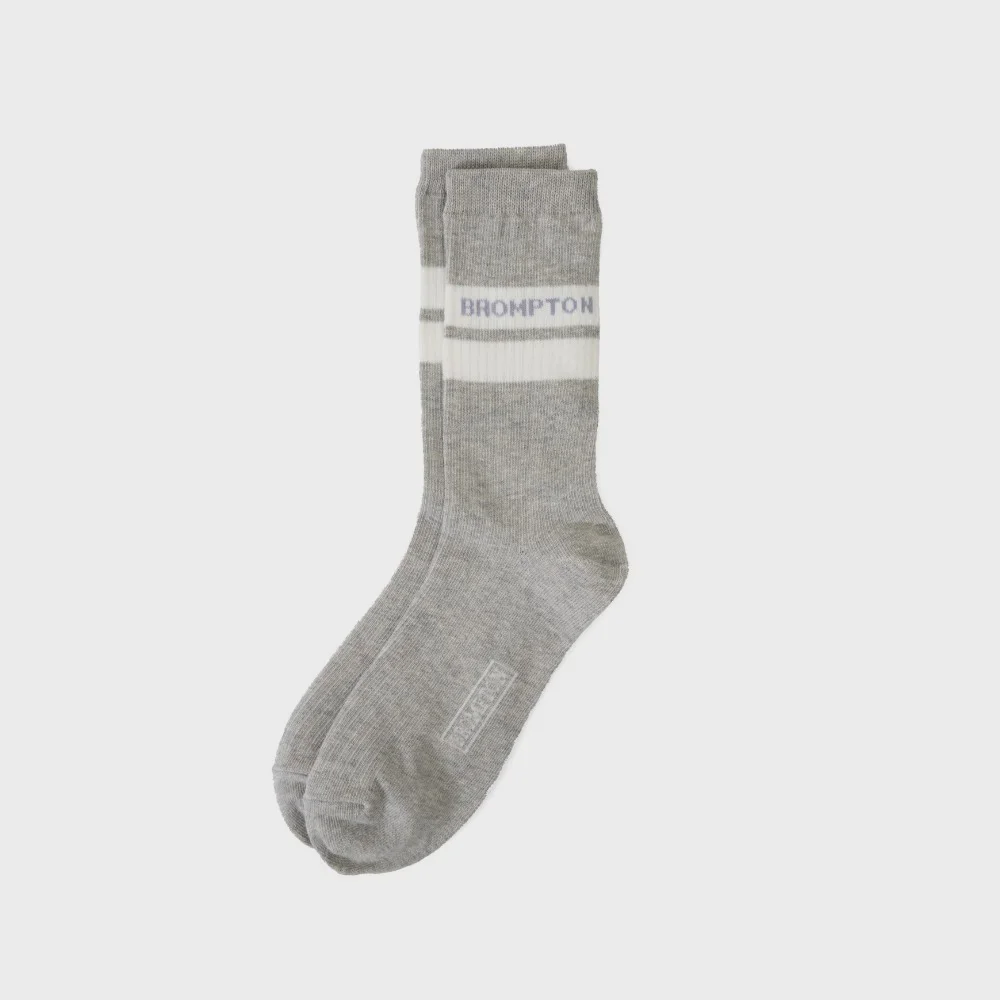 STRIPE SOCKS - M/GREY (P265ASO101)