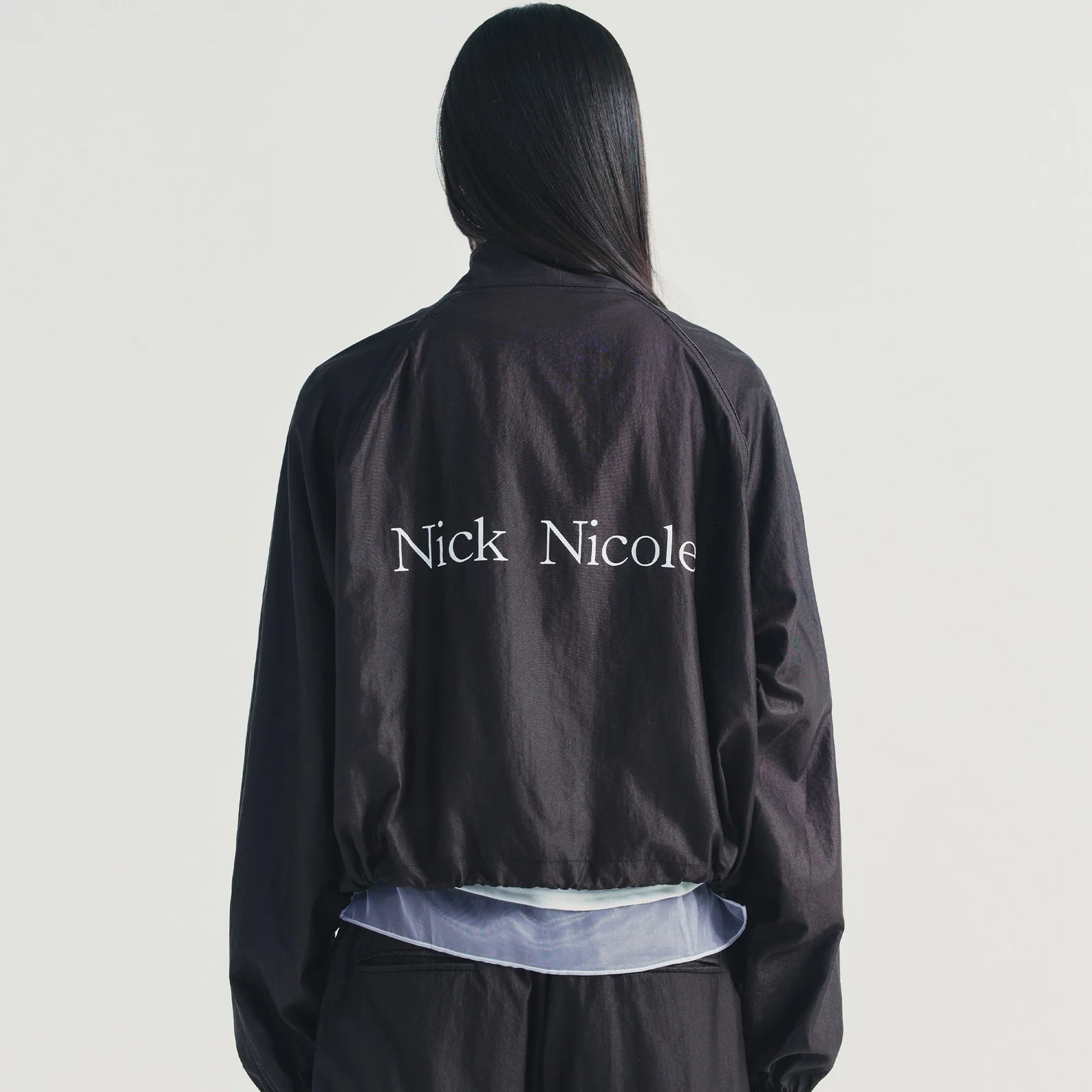 UTILITY GROOVY COATING JUMPER_BLACK