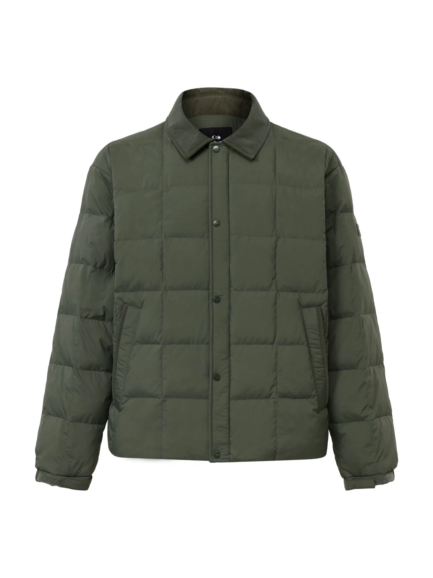THERMOLOCK (Thermolock) 男裝 輕量 混紡 羽絨外套 襯衫外套_Khaki_DMU26541K7