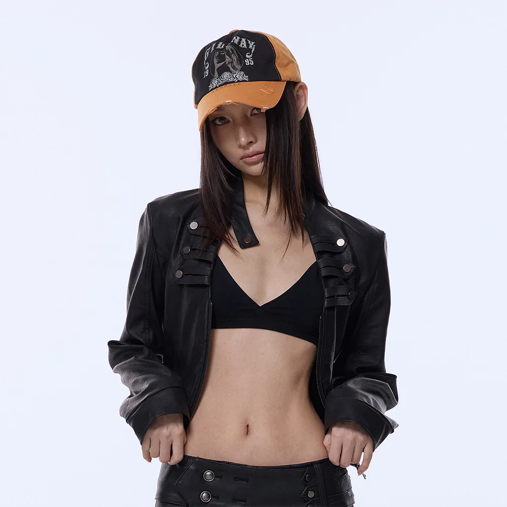 RUNAWAY GIRL VINTAGE CAP_BLACK