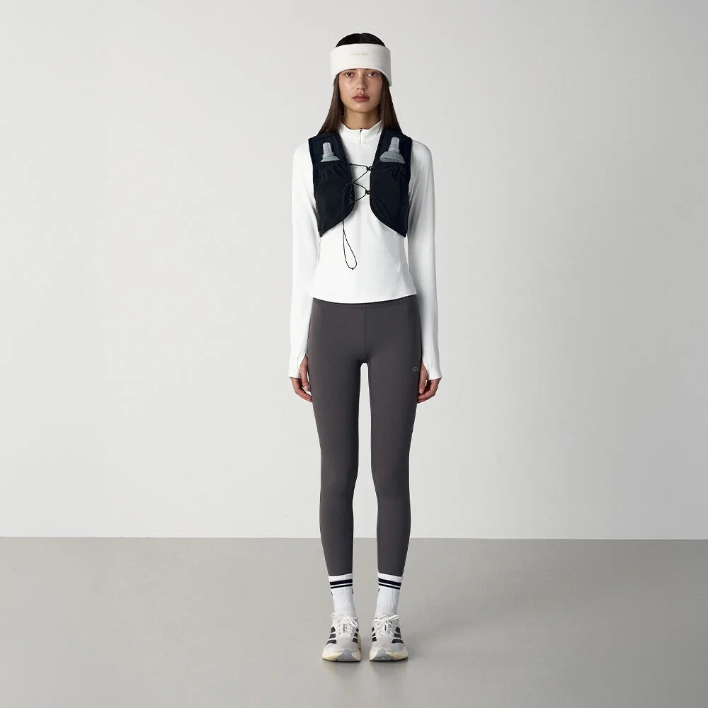 (W)Technol-OV SOFT FLEX BASIC LEGGINGS (CHARCOAL)