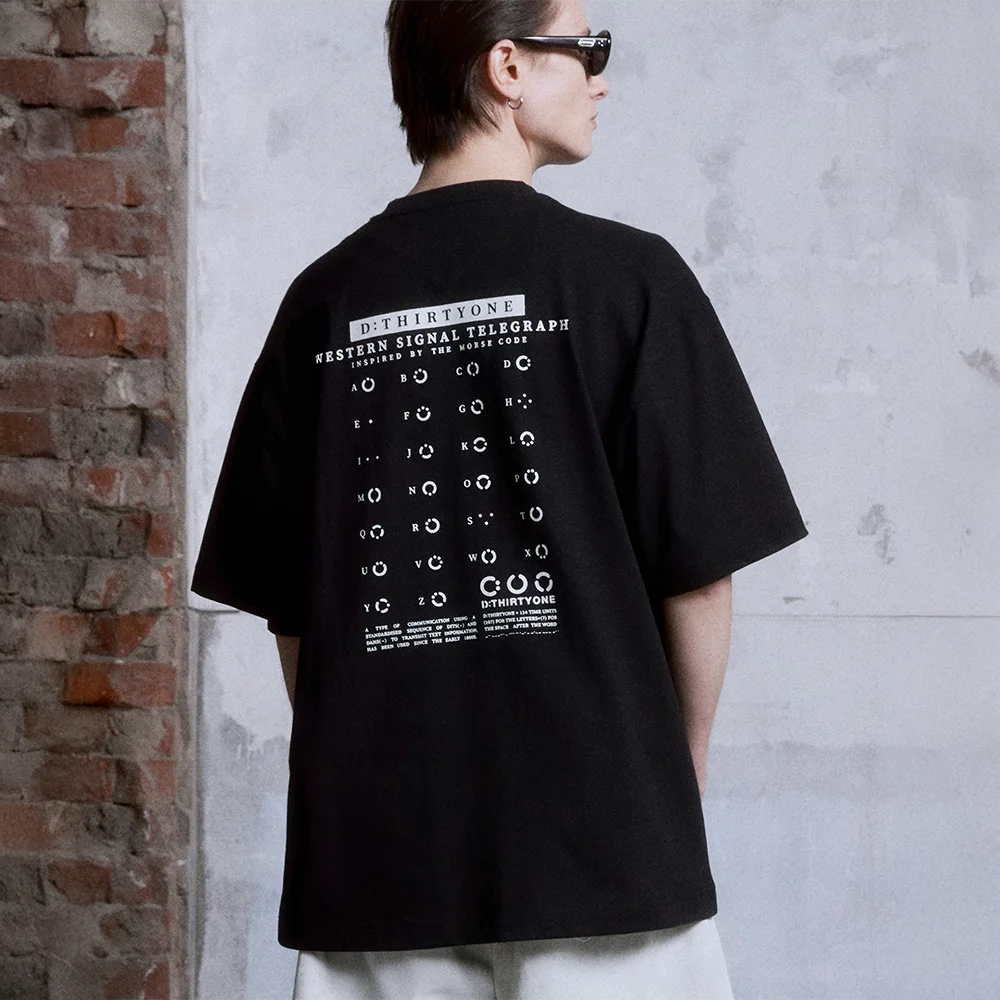 Alphabet Chart T-Shirt (Black)