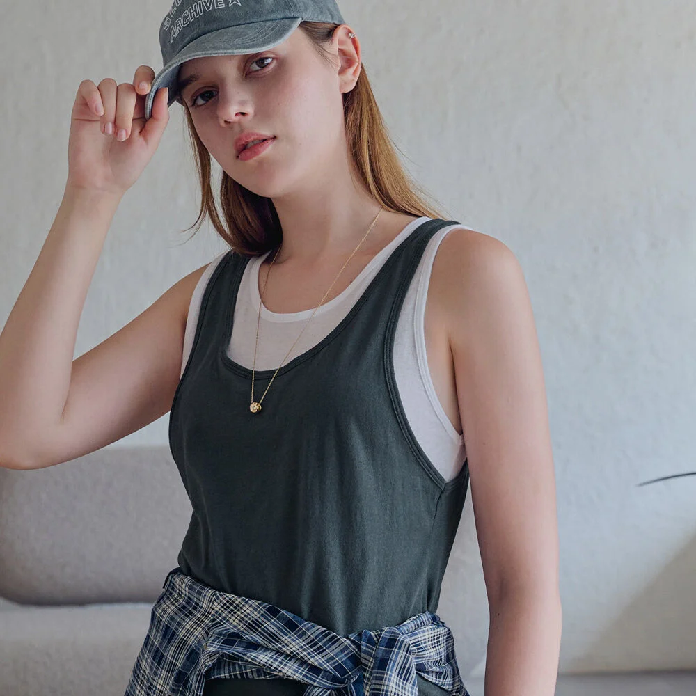 Layered tank top_2 Colors