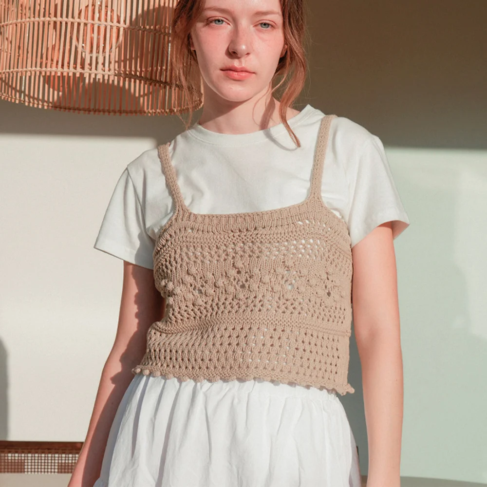 Bustier Knit (Beige)