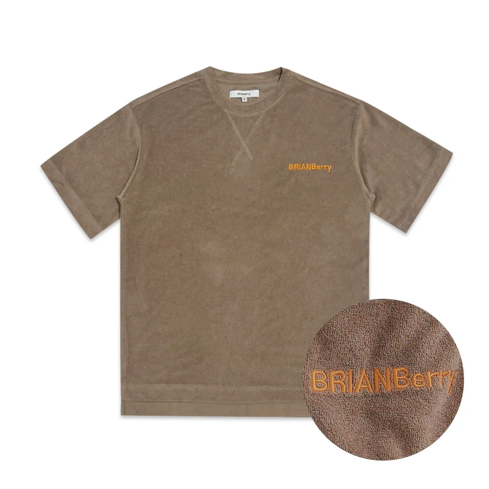 BRAINY SUMMER HALF TEE_OAK BROWN