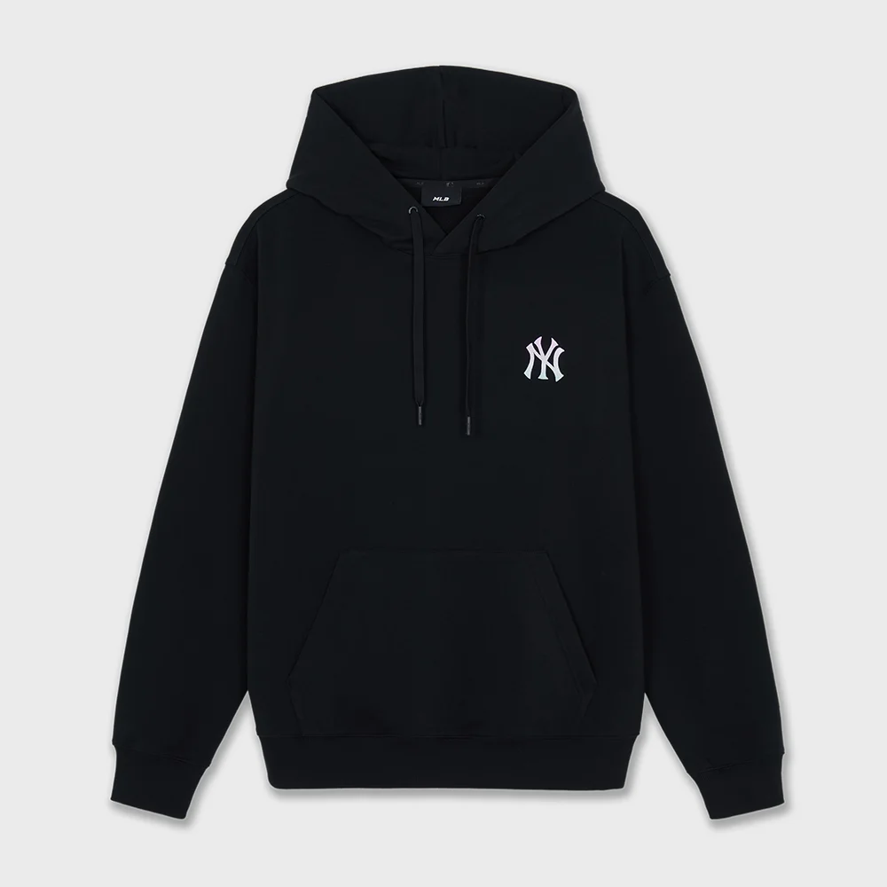 Monogram 復古 Big Lux 連帽衫 NY (Black)