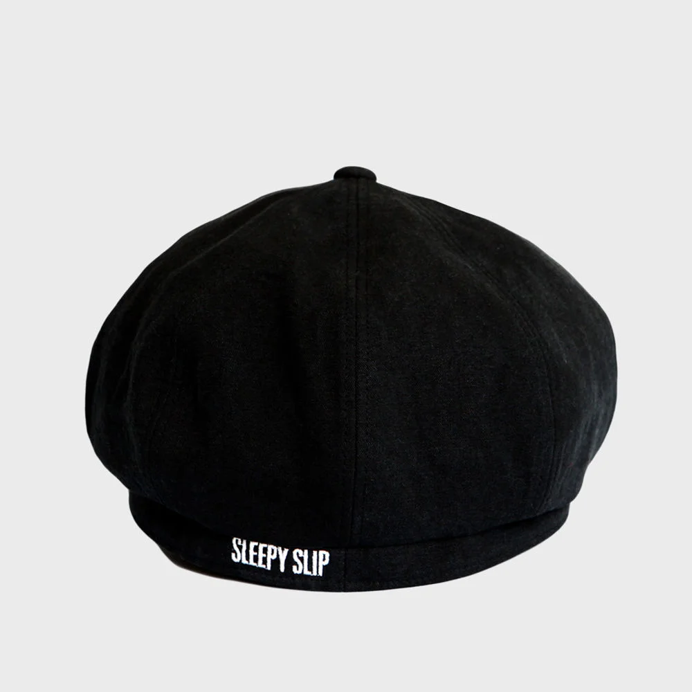 SIGNATURE BLACK NEWSBOY CAP