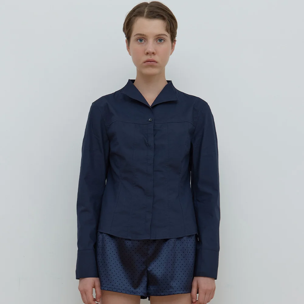 UNREAL COLLAR SHIRT_NAVY