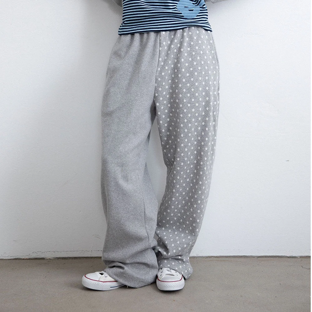DOT COMBI PANTS_GREY(IK2FFFPA01A)