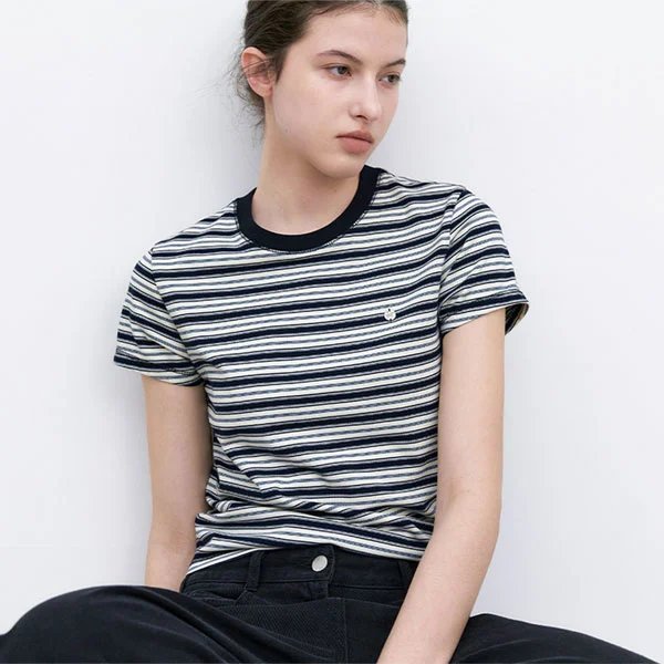 TRIPLE MULTI STRIPE T (T-7214)