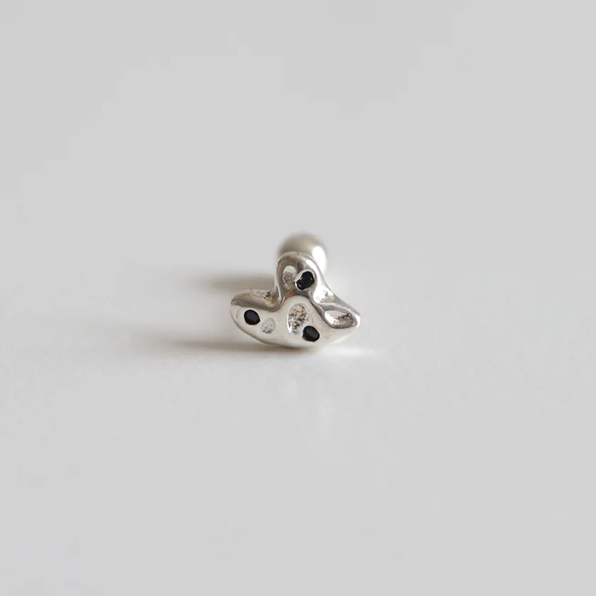 Spinel Heart Piercing