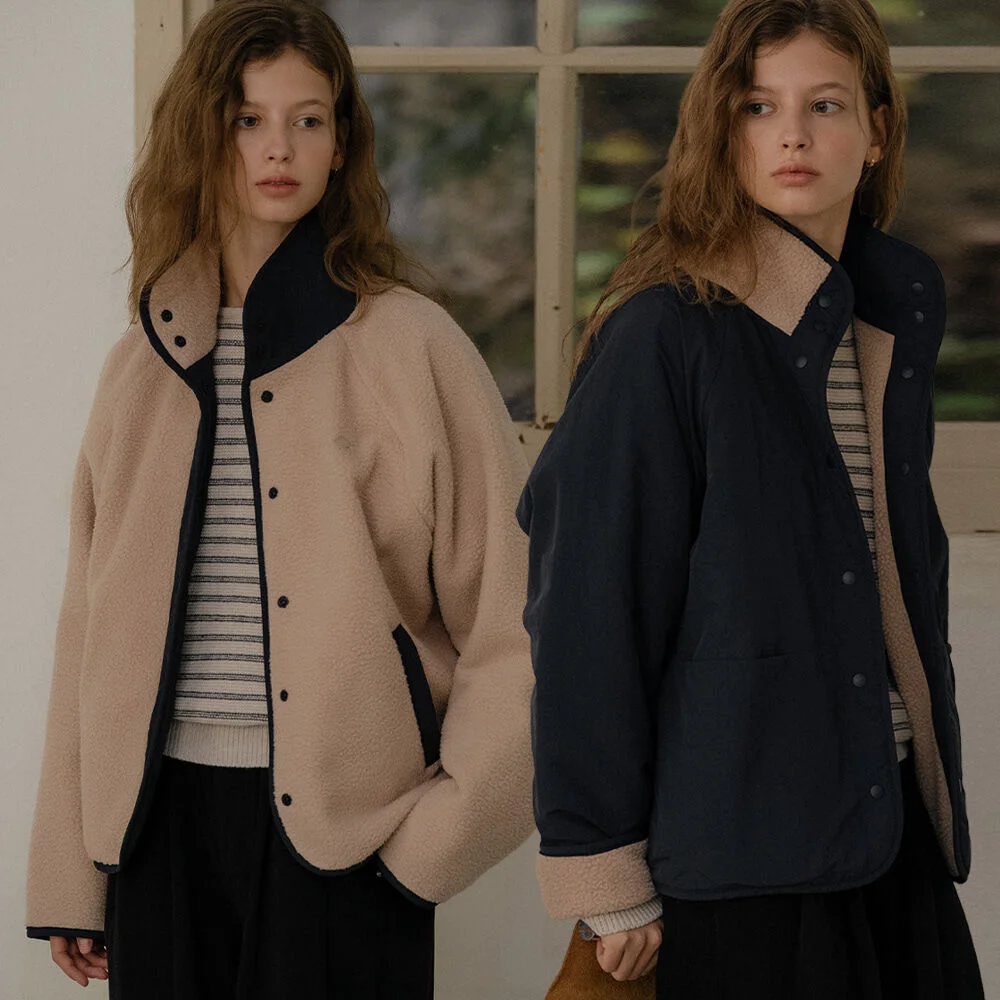 Reversible nylon dumble jumper _2color