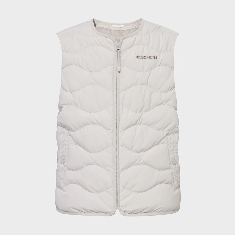 THERMOLOCK (Thermolock) UNI 修身 混紡 Down _Grayish BEIGE_DUW25651GE