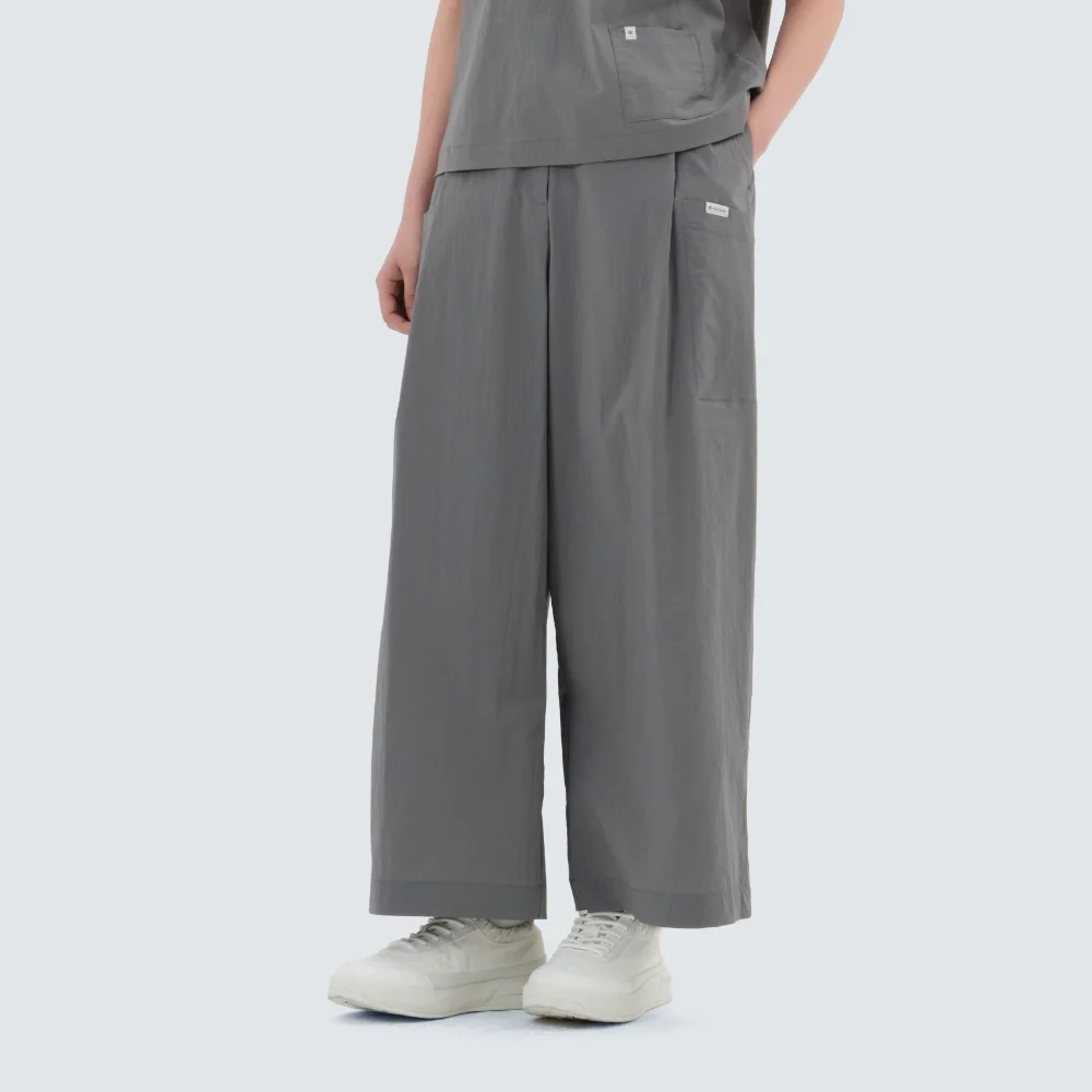 髮根 女裝 寬版 褲子 Dark Gray (S25MWRPT65)