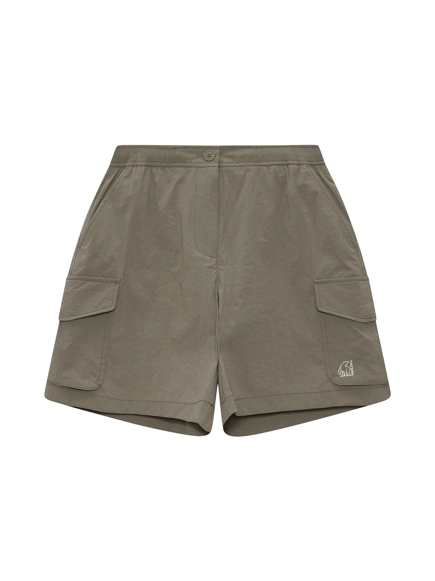 REISA 露營 工裝 短褲 - W_Khaki_OWM25380K7