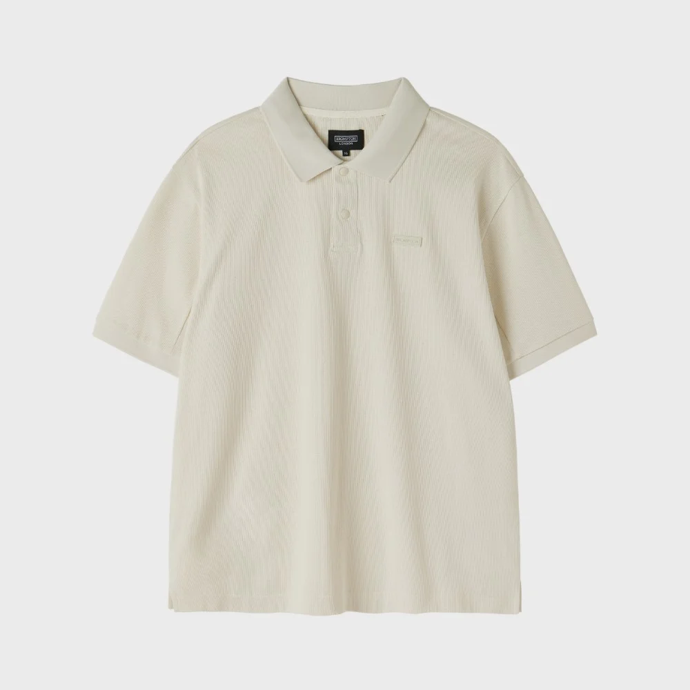 COLLAR T-SHIRT - BUTTER (P252UPL131)