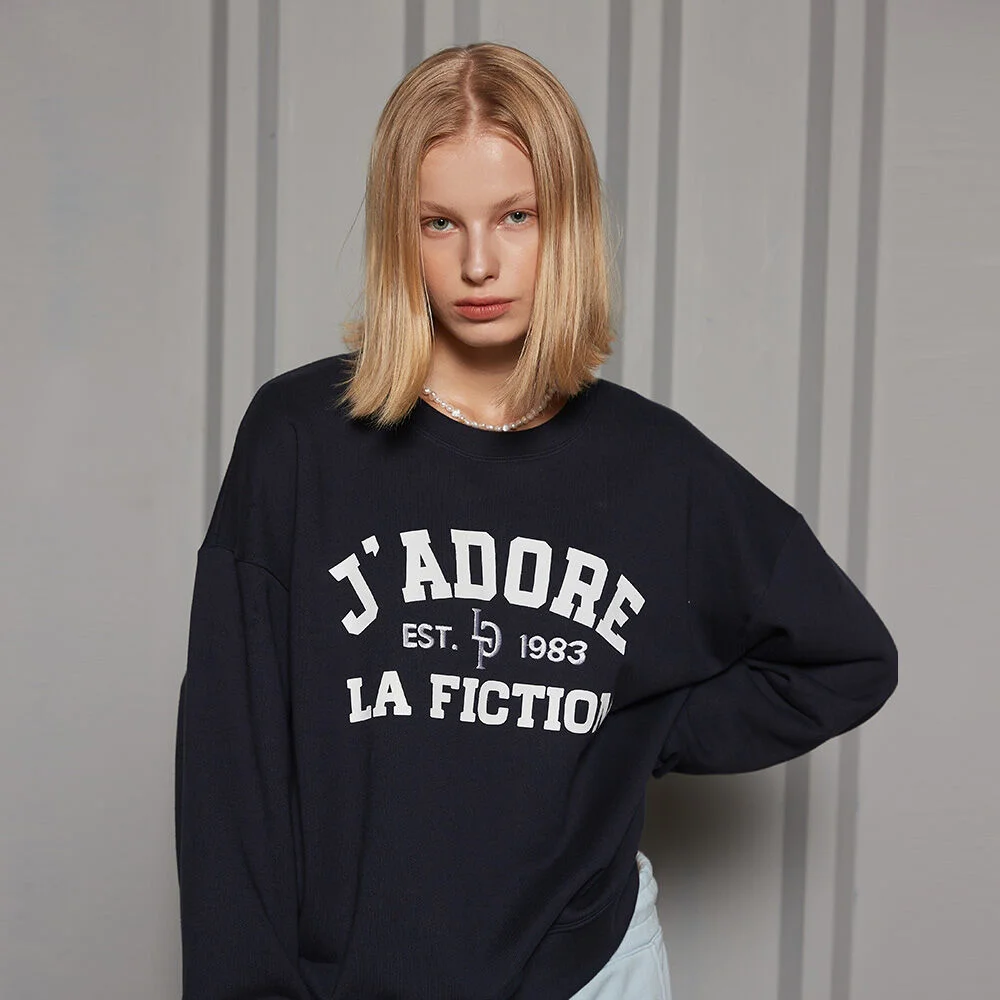 LR JADORE SWEATSHIRT(NAVY)