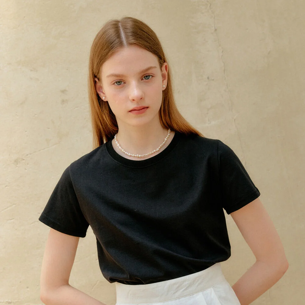 YUPPE SLIM T-SHIRT_BLACK
