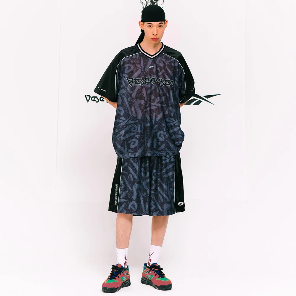 Reebok X YESEYESEE 籃球 網布 短褲 - 黑色
