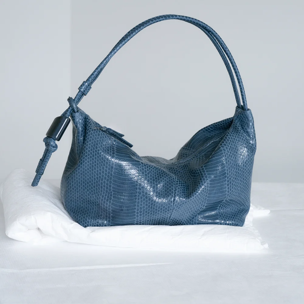 Ridge shoulder bag(Python navy)