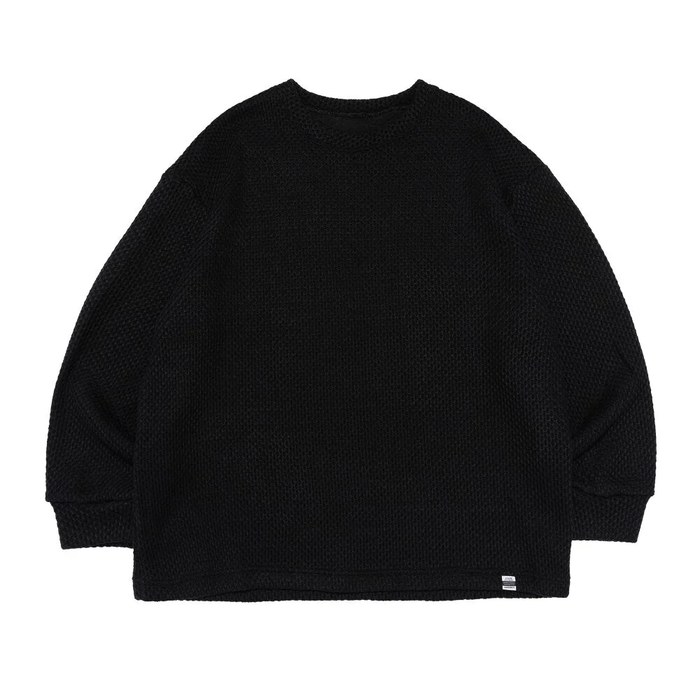 HARVEY FIT VINTAGE NAPPING KNIT (BLACK)