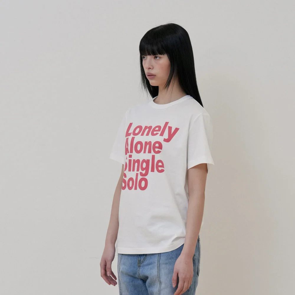 Classic lonley T-shirts, white