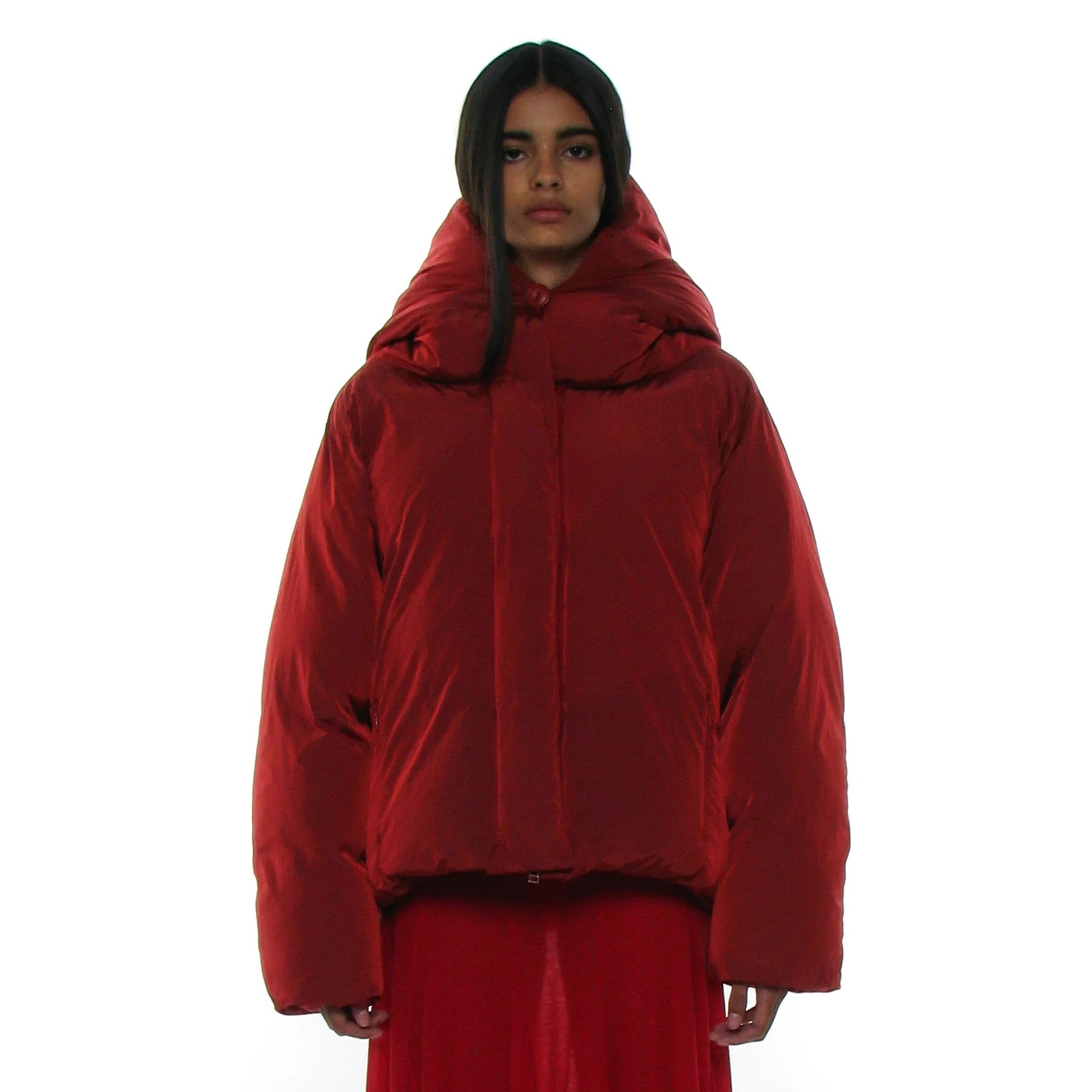 3M THINSULATE WIDE SHAWL COLLAR PARKA_RED