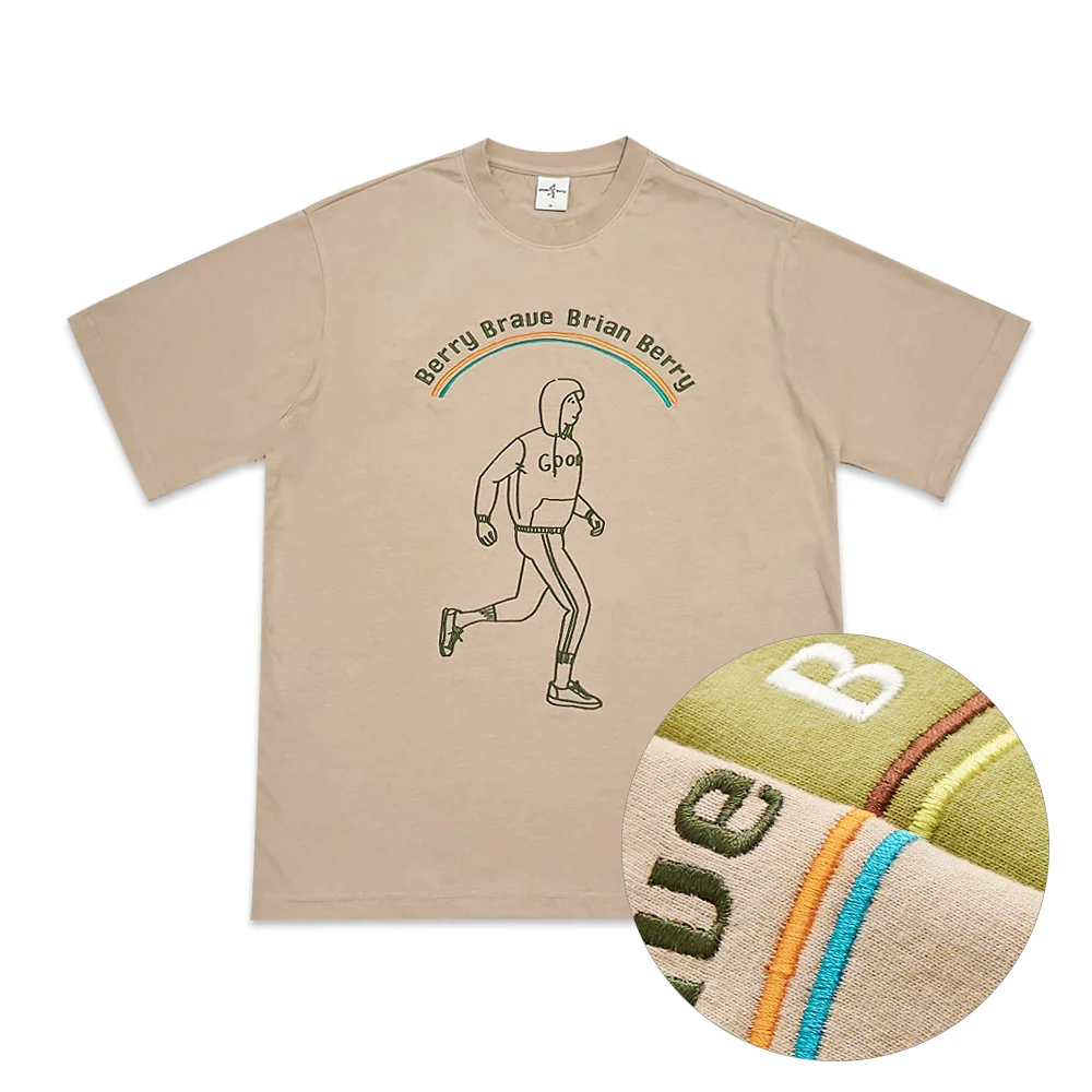 SIGNATURE BOLD HALF TEE_SOIL BEIGE