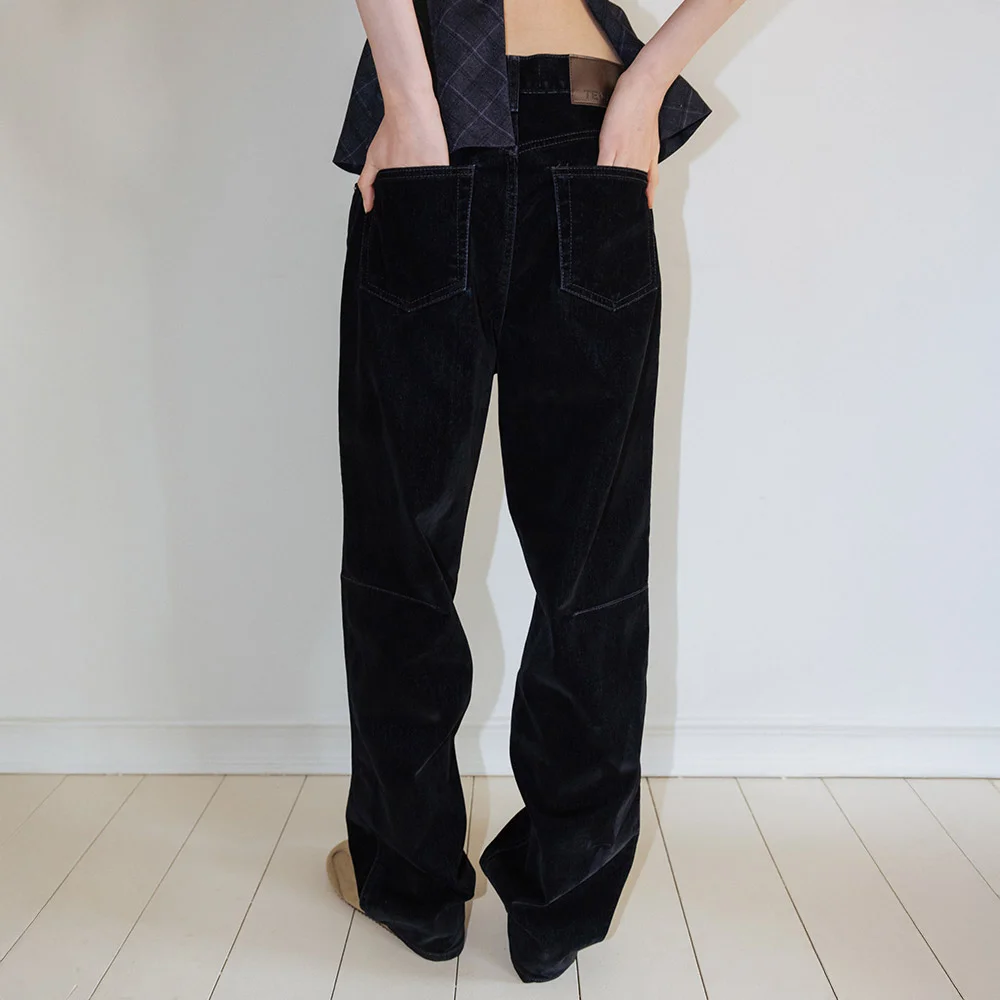Velvet Denim Pants LA05_10