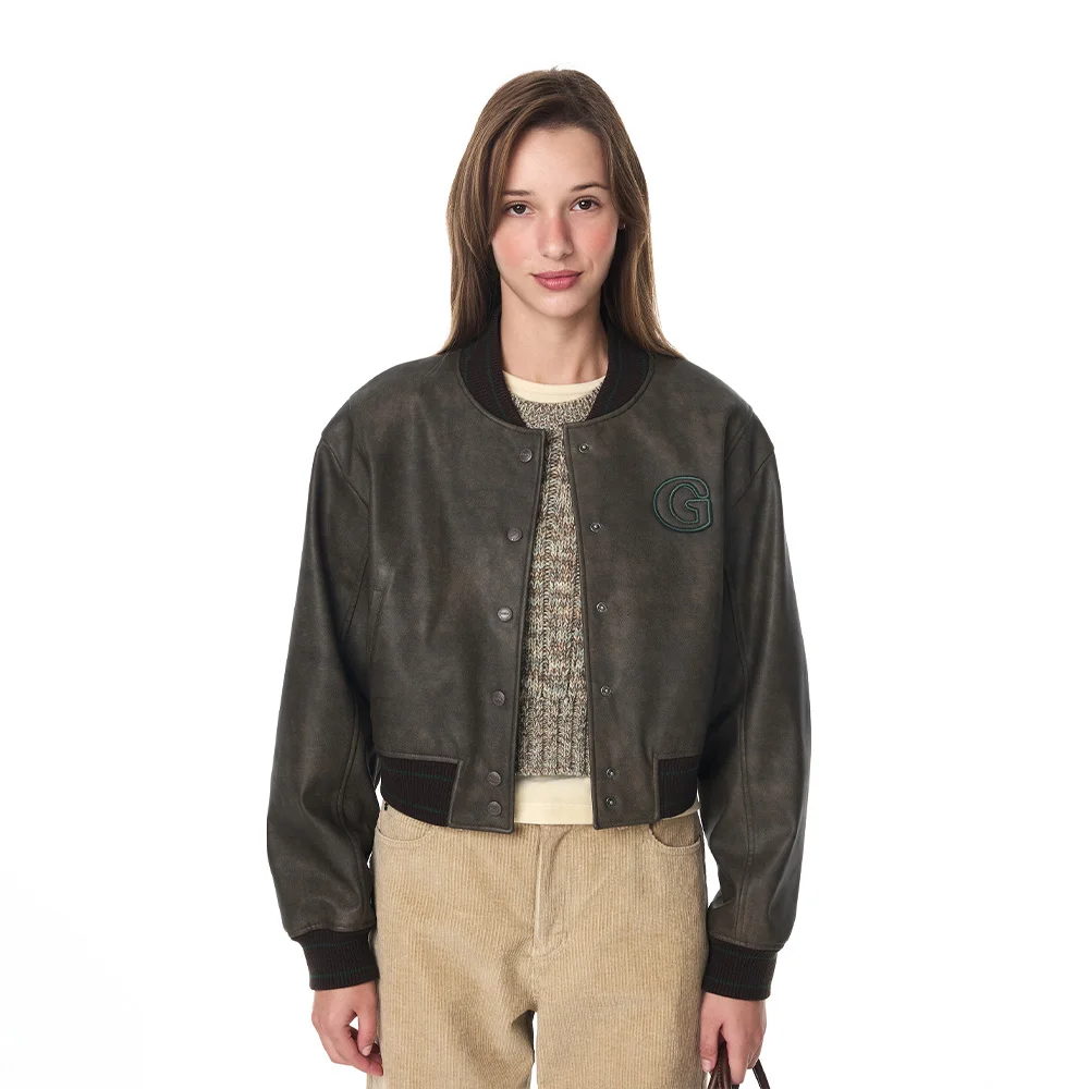 GRADY LEATHER JUMPER (2COLOR)