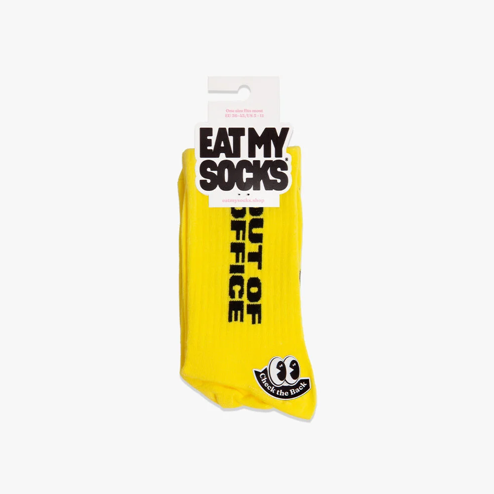 Eat My Socks Out of office Kaltoe 襪 襪