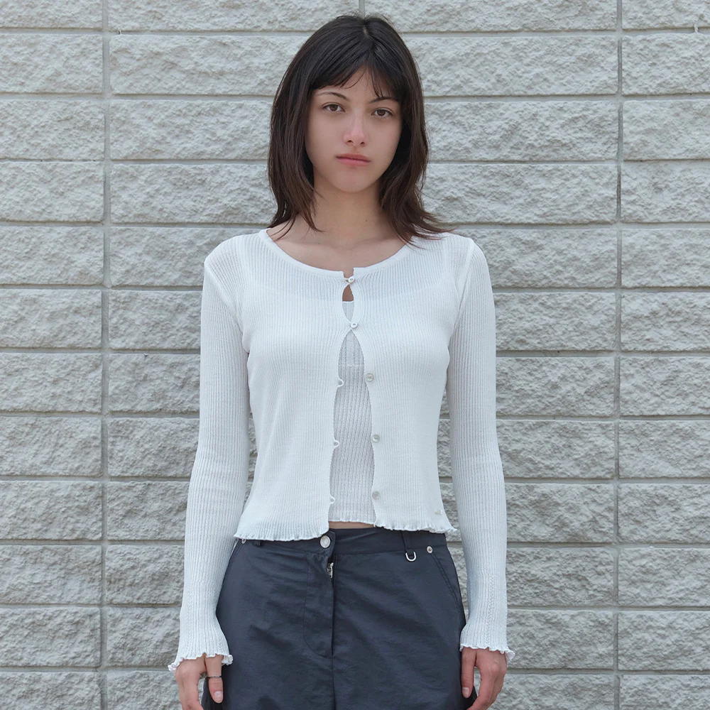 Once Cardigan Set - Ivory