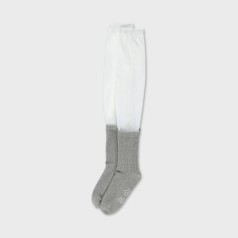 層次 襪 灰色 OZAYGA301G