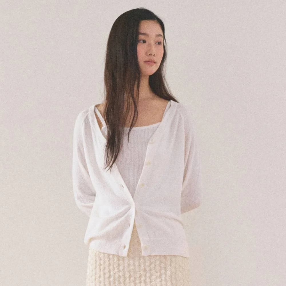 YURI CARDIGAN SET_IVORY