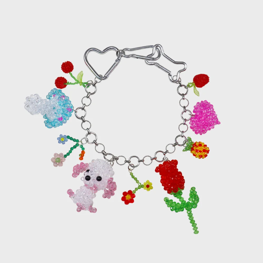 Crystal beads toy necklace