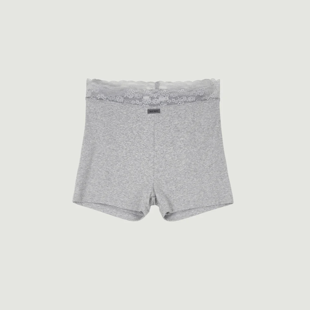 NADIA SHORTS (MELANGE GRAY)