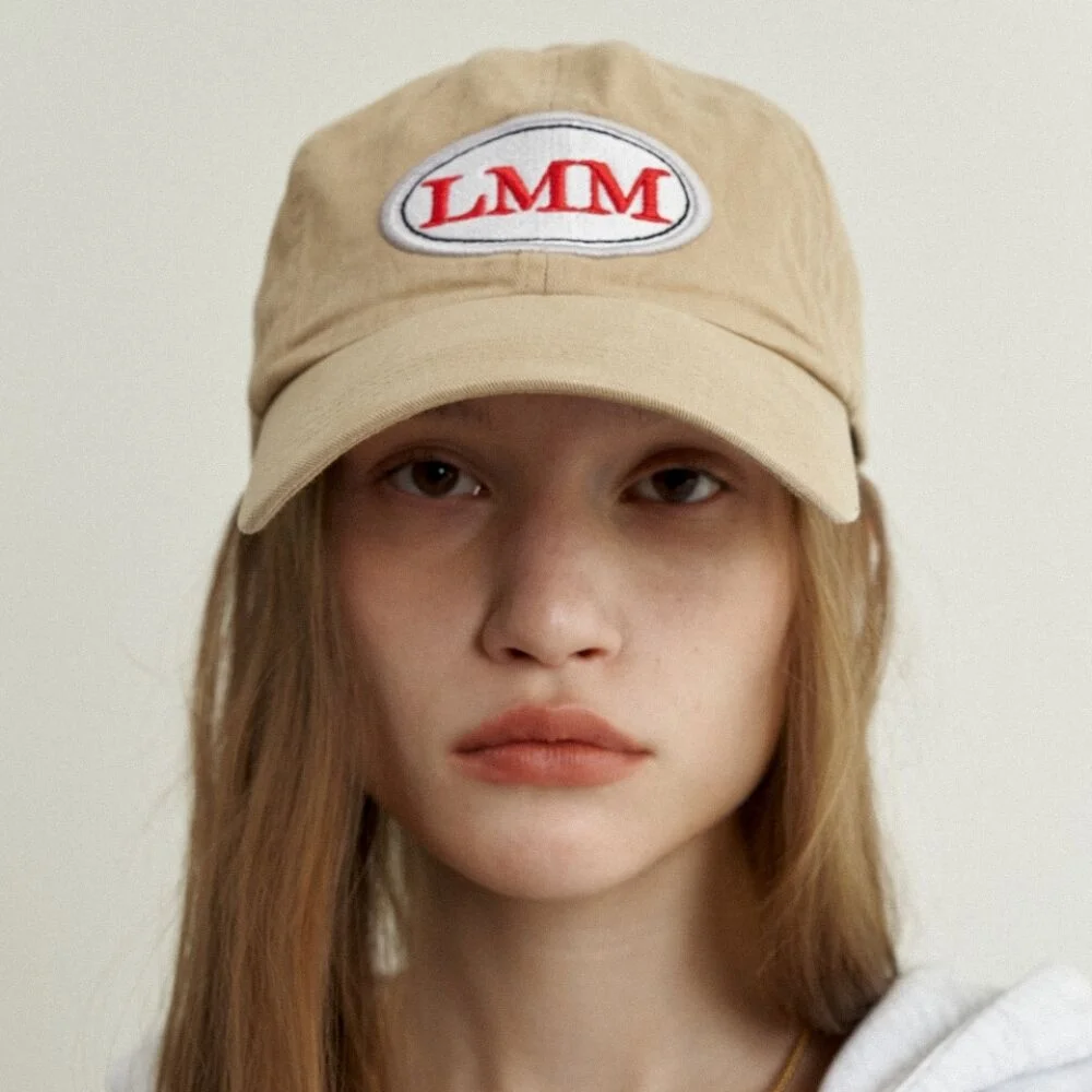 Vintage LMM Logo Ball Cap_Washed Beige