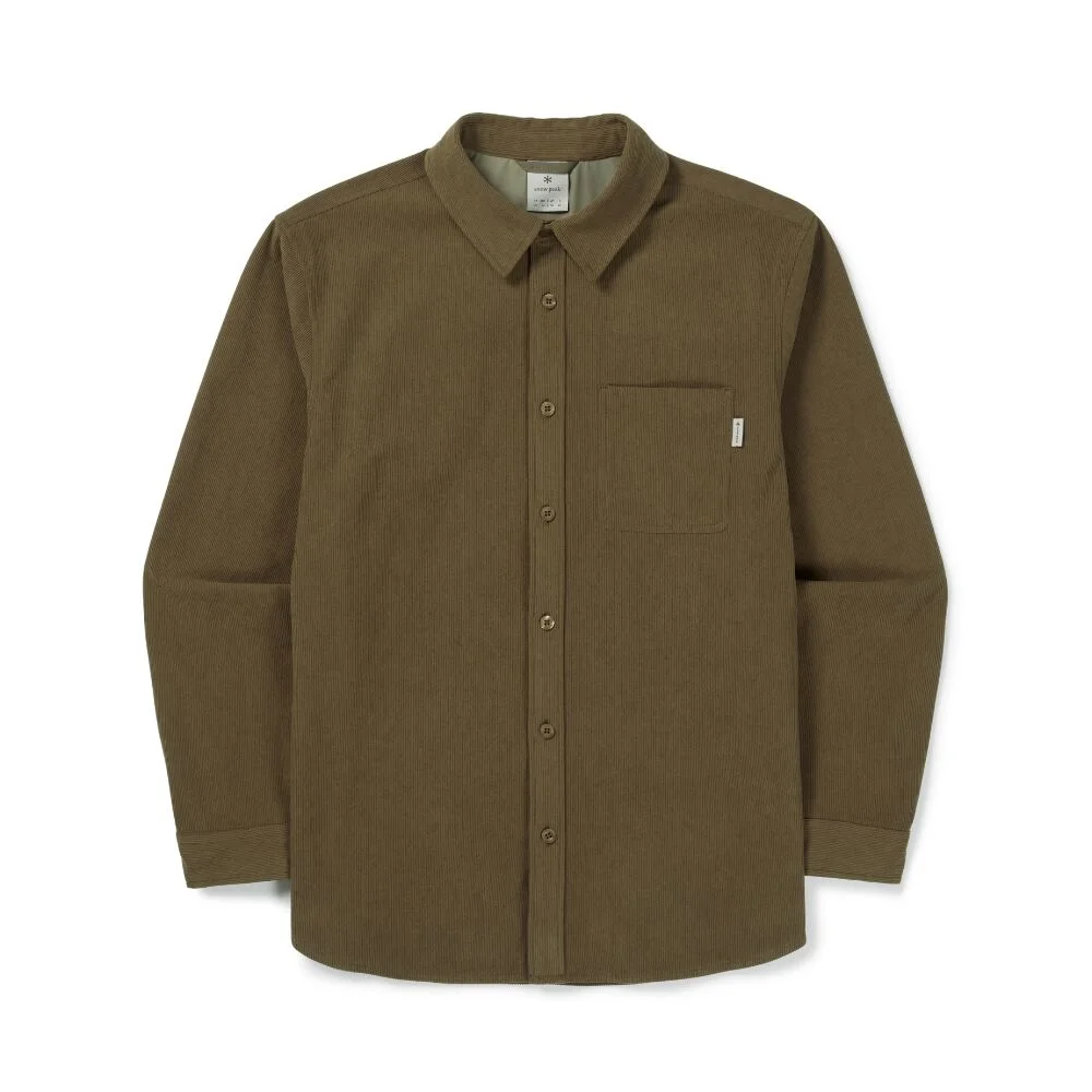燈芯絨 襯衫 Yellow Khaki (S26FMFSH70)