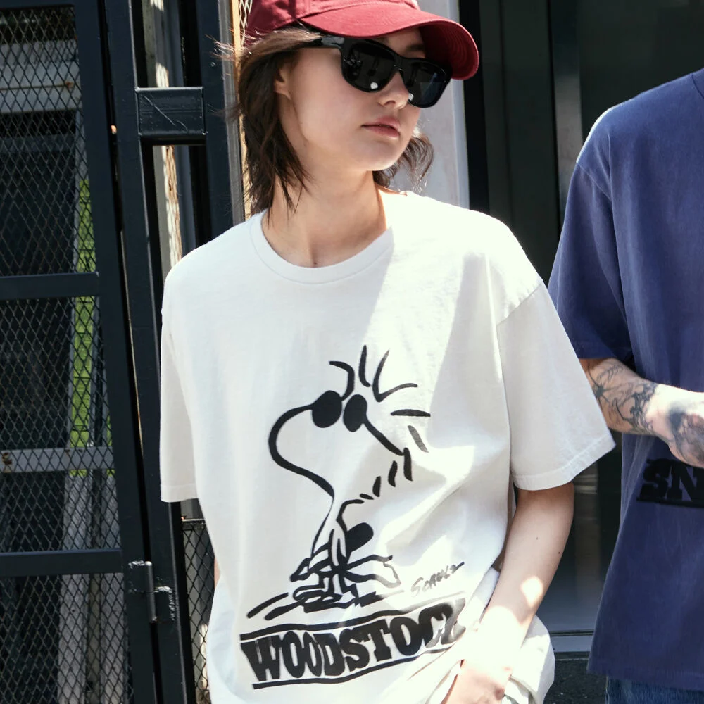 Woodstock Pigment T恤 (CREAM)