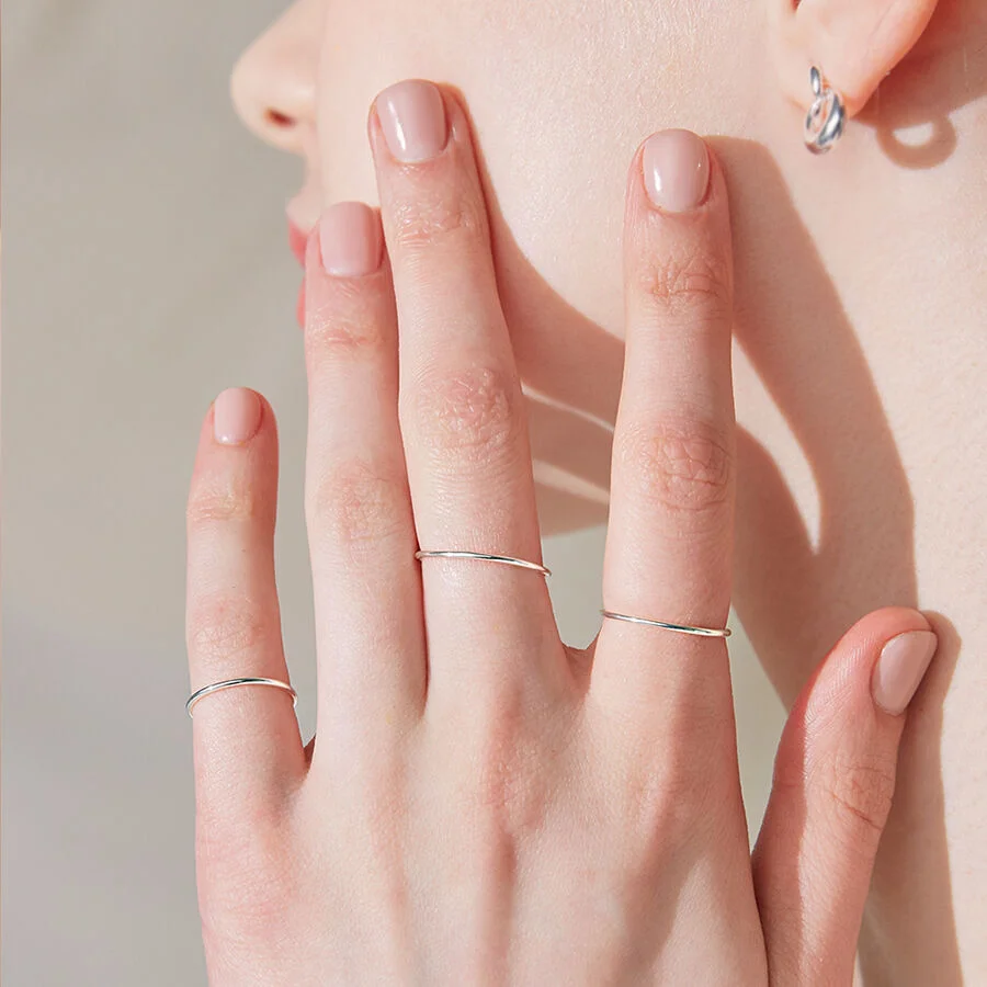slim layered ring