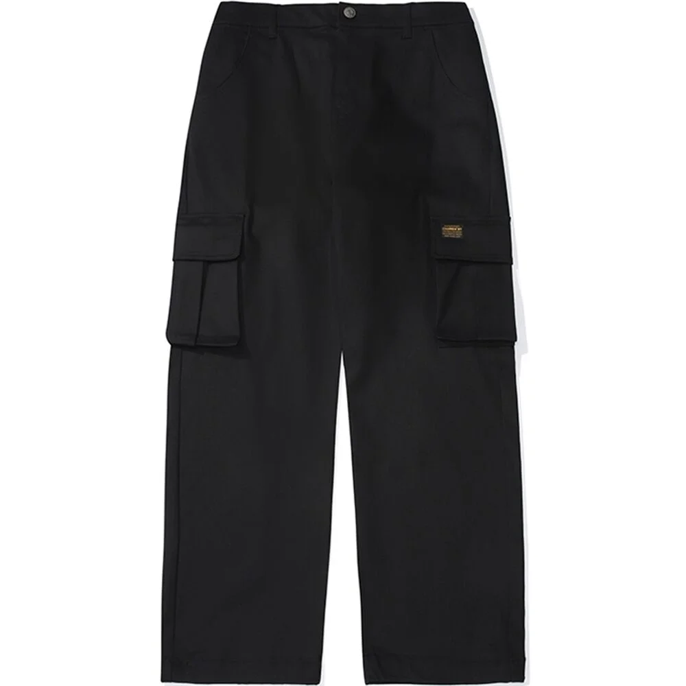 M-LABEL CP MULTI POCKET LOOSE-FIT PANTS 黑色