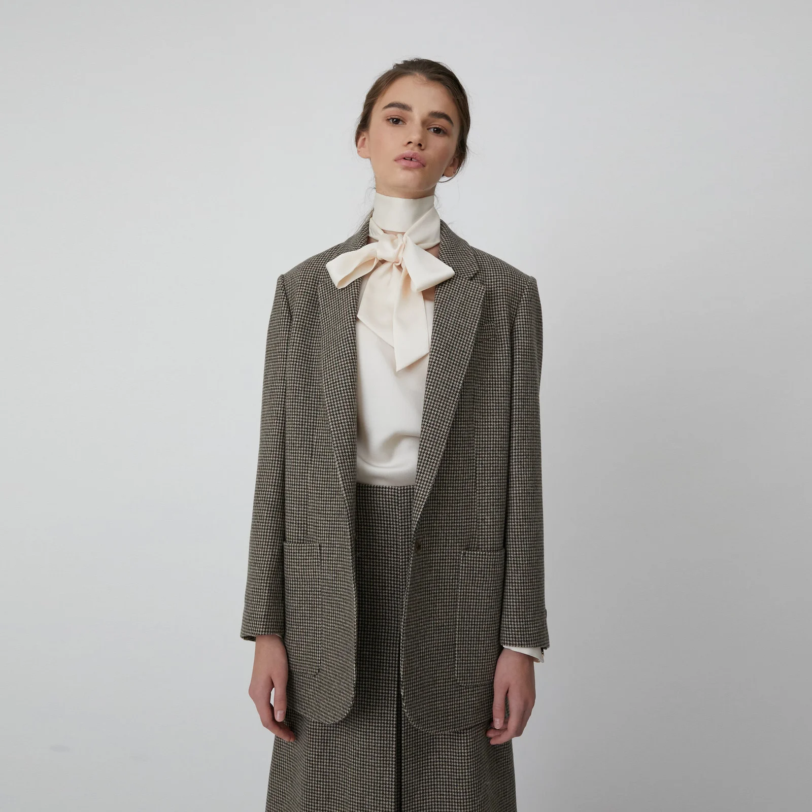 Jacket Check S Beige