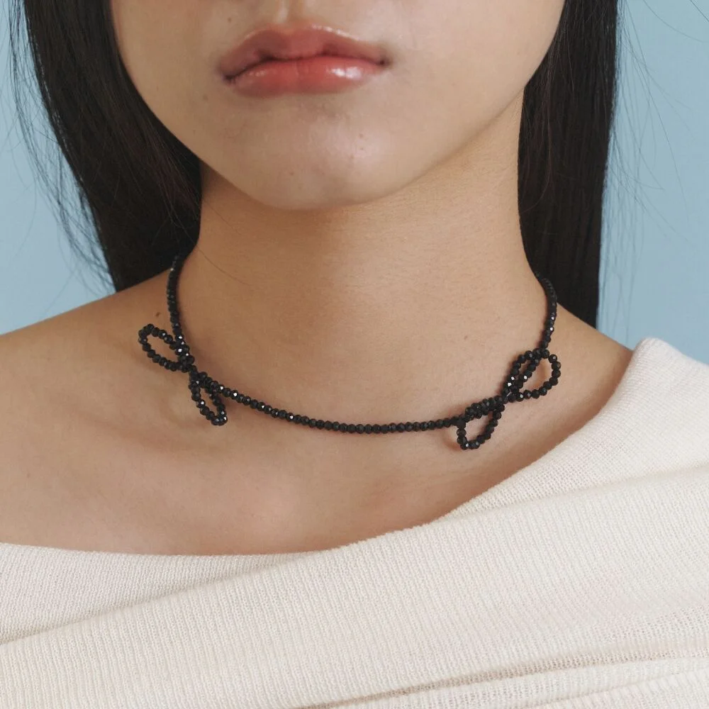 OO Love Ribbon Beads Necklace