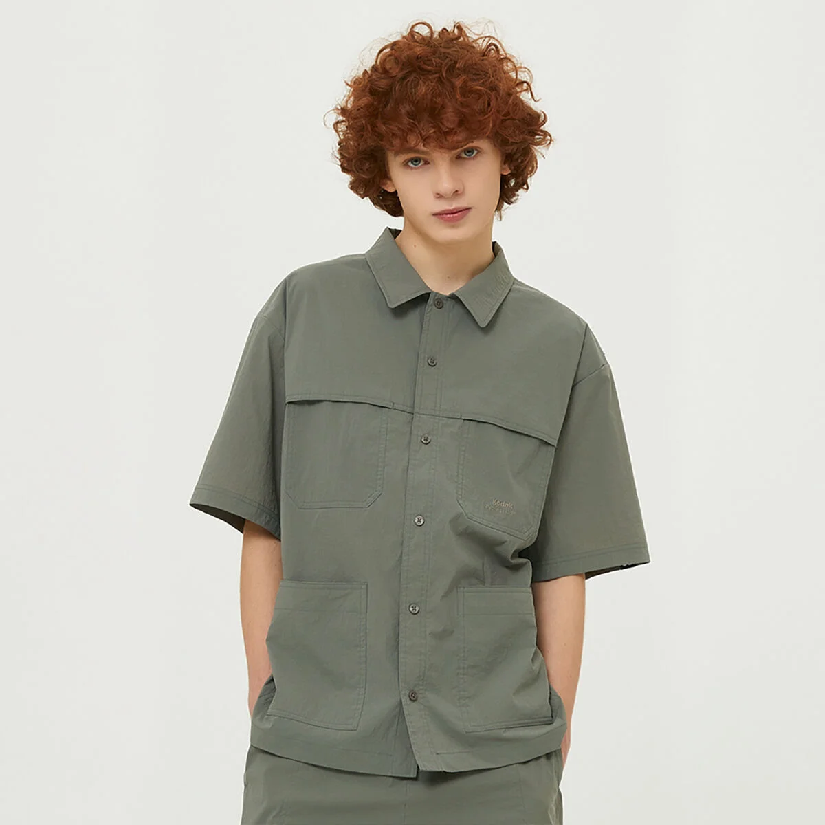 Mailer 必備款 短袖 襯衫外套 KHAKI