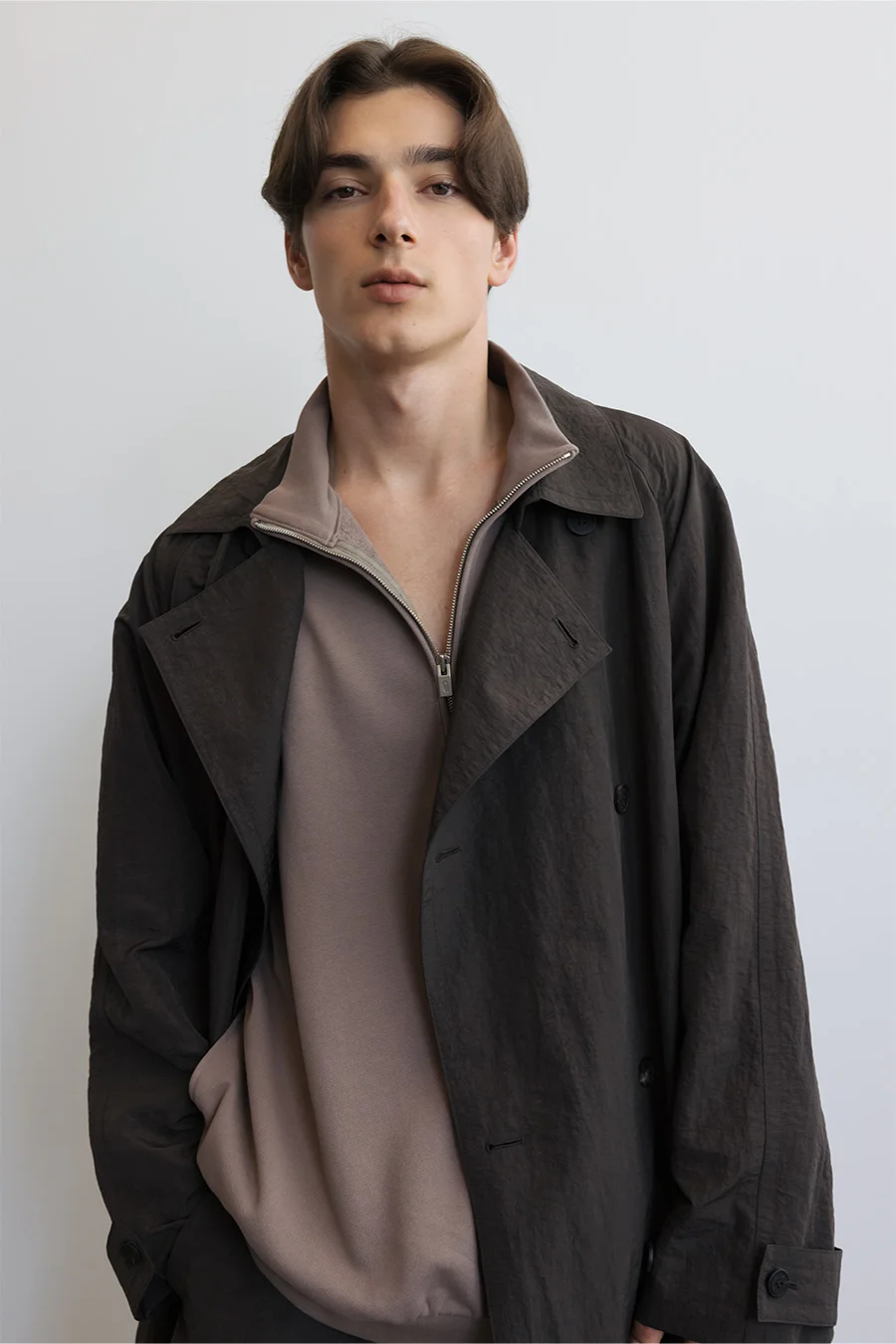 HALF-ZIP SWEATSHIRT