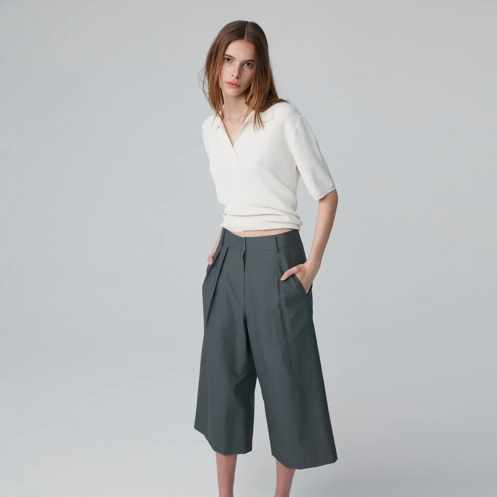 Pants Tuck Half Marine Gray