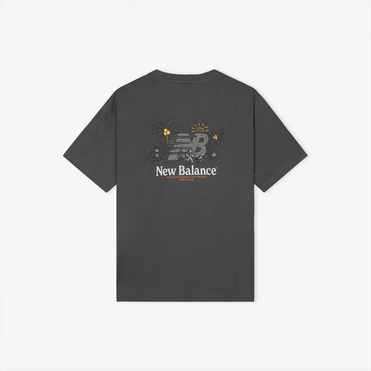 NBNEG21523 / UNI NB Friends Sunrise 短袖T恤 (CHARCOAL)