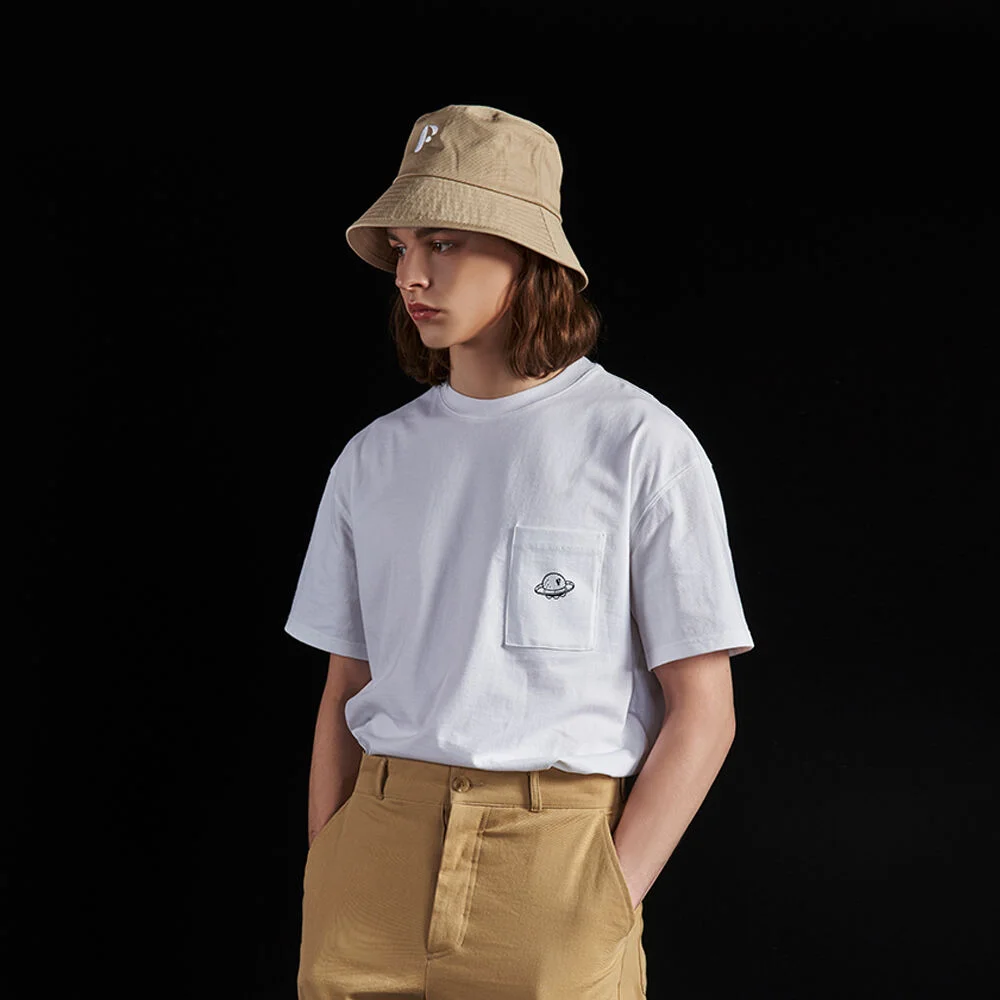 UFB print pocket short sleeve tee_Men (White)