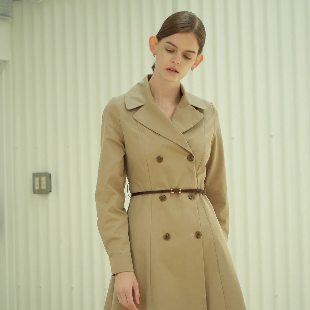 Trench Dress _Beige