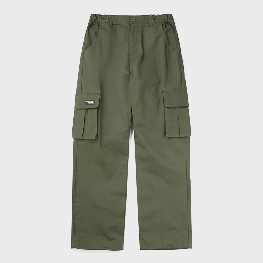 NYC LABEL CP MULTIPOCKET LOOSE FIT PANTS 深卡其色
